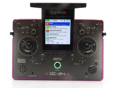 Duplex DC-24 II - Carbon Line Purple anodized