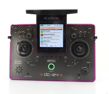 Duplex DC-24 II - Carbon Line Purple anodized