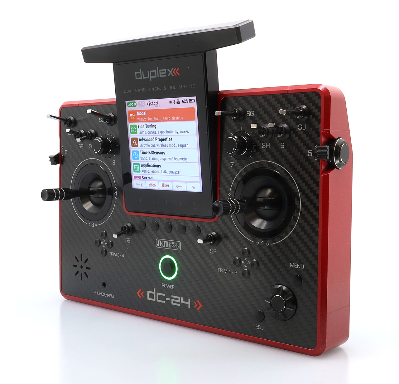 Duplex DC-24 II - Carbon Line Ruby lacquer