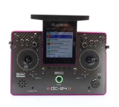 Duplex DC-24 II - Carbon Line Purple anodized