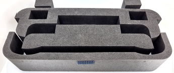 Case insert for DCII tray (red/silver) Case insert for DCII tray (red/silver)