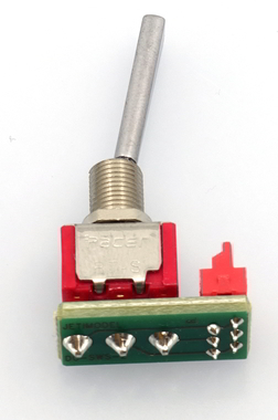 DC- replacement switch 1-Spring-DOWN 3-position