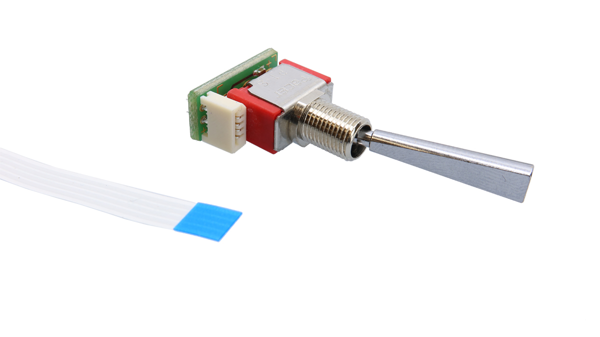 DS- 2-Stufen-Schalter (lang, federbelastet in Oben-Position)