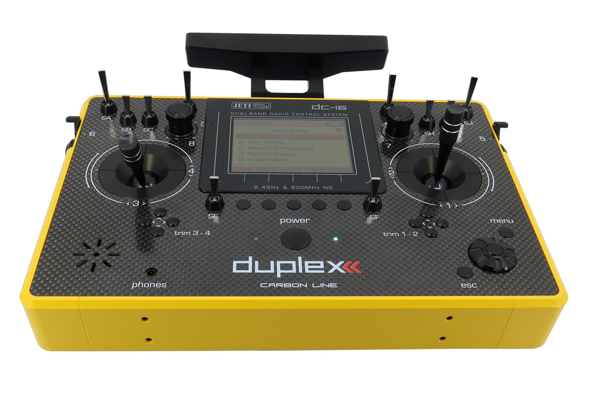 Transmitter Duplex DC-16 II.- Carbon Line Yellow lacquered