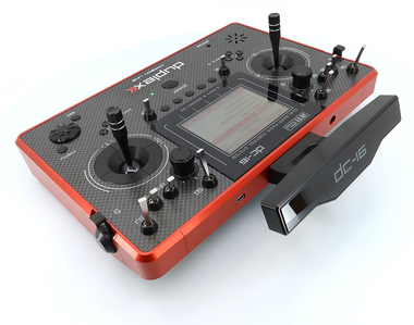 Transmitter Duplex DC-16 II.- Carbon Line RED Lacquered