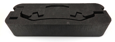Case insert for DSII tray (red/silver)