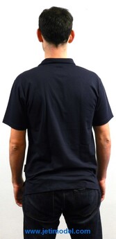 Polo shirt blue L