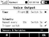 Voice output