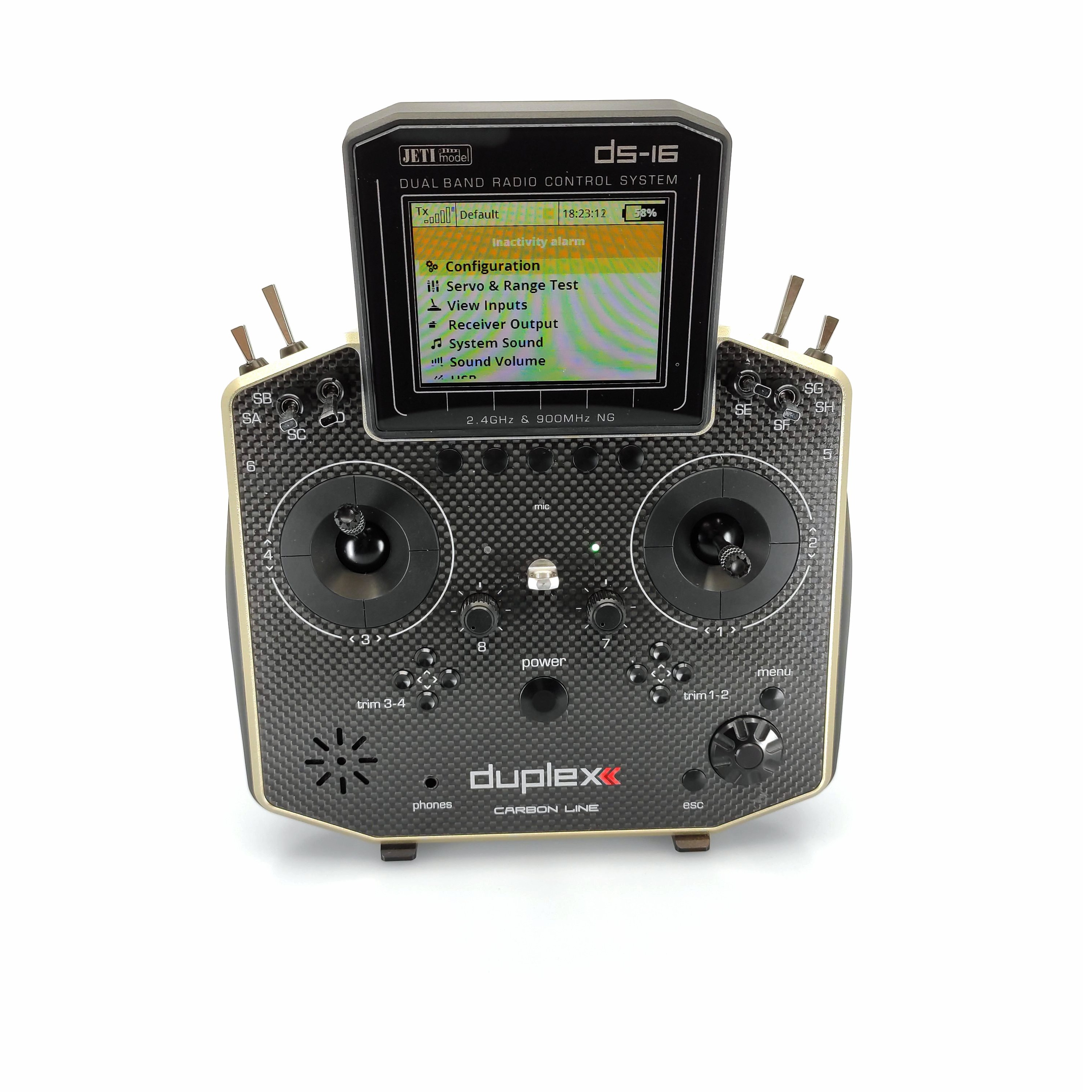 Transmitter Duplex DS-16 II.- Carbon Line Light Yellow